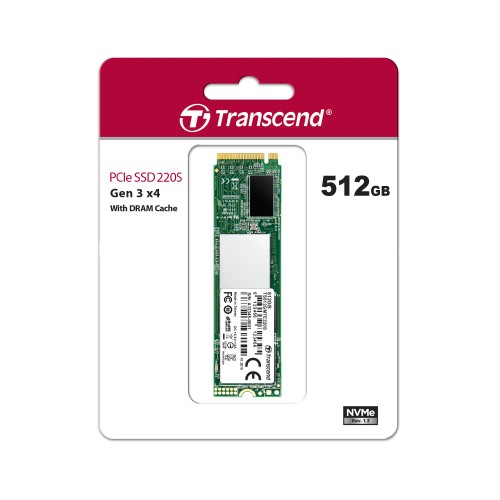 Transcend 220S 512GB PCIe M.2 NVMe SSD