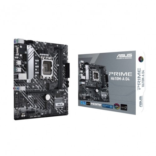 ASUS PRIME H610M-A D4 Intel 12th Gen mATX Motherboard