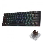 Redragon K530 PRO Draconic 60% Compact RGB Wireless Mechanical Brown Switch Gaming Keyboard