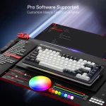 Redragon K673 UCAL Pro 75% Wireless Gasket RGB Gaming Keyboard