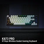 Redragon K673 UCAL Pro 75% Wireless Gasket RGB Gaming Keyboard