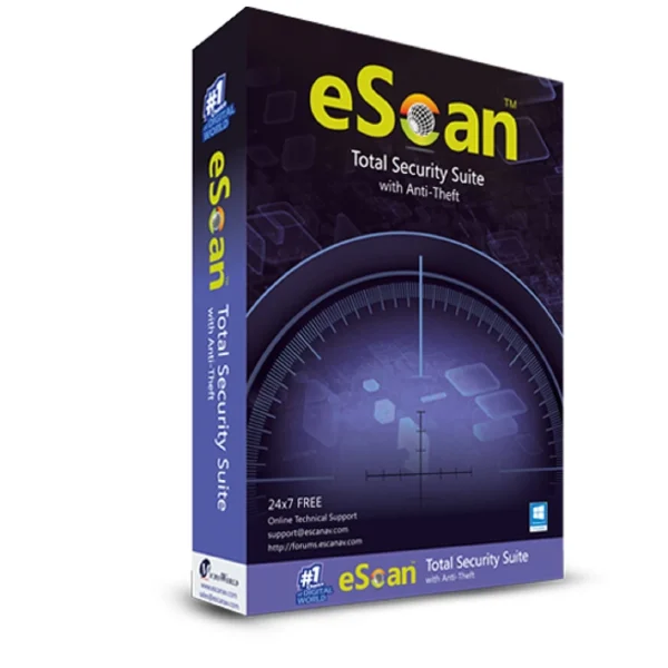 EScan Total Security 1 User 1 Year